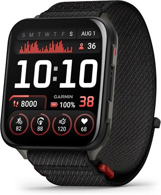 GARMIN Venu® X1 — черный с задней крышкой из синевато-серого титана и черным нейлоновым ремешком ComfortFit | Легко читаемый дисплей 2? и устойчивое к царапинам сапфировое стекло | Элегантный, легкий и задняя крышка из титана 1000004063 - фото 517885