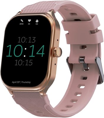 Faster Nerv Watch 2 - HD-дисплей 2,01 дюйма, умные часы для мужчин и женщин - Bluetooth-звонки, пульсометр, артериальное давление, монитор сна и здоровья - фитнес-трекер, умные часы для мужчин и женщин (розовые) 1000004110 - фото 518094