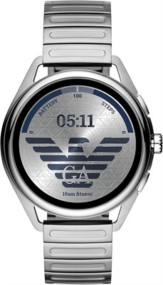 Умные часы Emporio Armani Smartwatch 3 на базе Wear OS от Google с динамиком, пульсометром, GPS, NFC и уведомлениями со смартфона 1000004140 - фото 518240