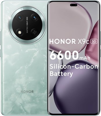 HONOR X9c 5G 8 ГБ ОЗУ 256 ГБ Две SIM-карты, аккумулятор 6600 мАч (3 дня), защита от падений, нагрева и воды, 66 Вт Honor Super Charge, камера с оптической стабилизацией изображения 108 МП, цвет Jade Cyan — версия для ОАЭ 1000004396 - фото 518389