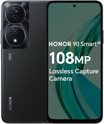 Honor 90 Smart 5G | 4 ГБ ОЗУ, 128 ГБ ПЗУ | Тройная камера 108 МП | Дисплей FHD+ 6,8 дюйма | Dimensity 6020 | Аккумулятор 5330 мАч | Быстрая зарядка 35 Вт | Android 13 (Midnight Black) 1000004180 - фото 518400