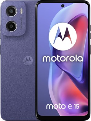 Motorola Moto E15 Dual-SIM 64 ГБ ROM + 2 ГБ RAM (только GSM | без CDMA) Разблокированный на заводе 4G/LTE смартфон (цвет Fresh Lavender) - международная версия 1000004192 - фото 518521