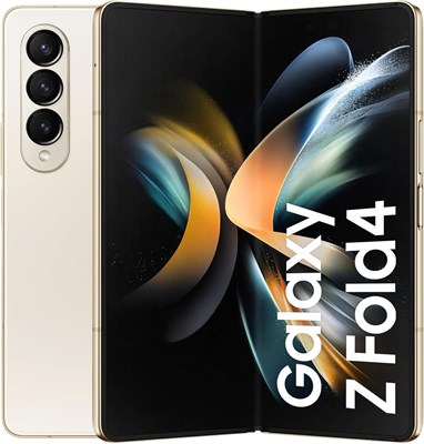 Складной смартфон Samsung Galaxy Z Fold4 5G на Android, 256 ГБ, без SIM-карты, бежевый, 3 года гарантии производителя, версия для Великобритании 1000004508 - фото 519246