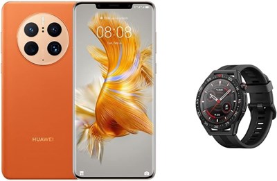 Смартфон HUAWEI Mate 50 Pro Android, оранжевый, 8 ГБ+512 ГБ, DRACO-L29DL + GT3 SE, Mate 50 Pro 8-512 + GT3 SE, веганская кожа, оранжевый, 51097GMY 1000004521 - фото 519310