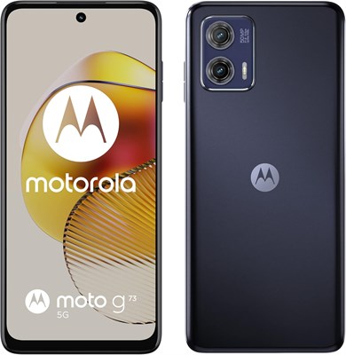 Motorola Moto (g73 5G, 6,5-дюймовый дисплей Full HD с частотой обновления 120 Гц, стереодинамики Dolby Atmos, аккумулятор ёмкостью 5000 мА·ч, зарядка TurboPower, 5G, восьмиядерный процессор, Android 13, 8/256 ГБ, две SIM-карты), темно-синий 1000004538 - фото 519389