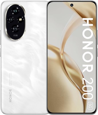 HONOR 200 5G 12 ГБ ОЗУ + 512 ГБ Две SIM-карты Moonlight White - Версия для Ближнего Востока 1000004635 - фото 519806