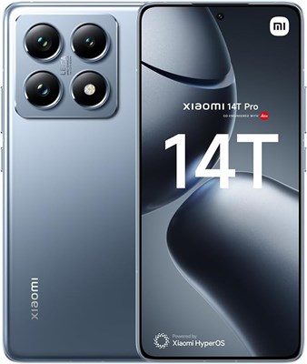Xiaomi 14T Pro 5G Mobile, Titan Blue (12 ГБ ОЗУ+512 ГБ) | MediaTek 9300+ | 6,67-дюймовый Amoled-дисплей с частотой 144 Гц | Тройная камера Leica 50+50+12 МП, фронтальная камера 32 МП 1000004726 - фото 520154