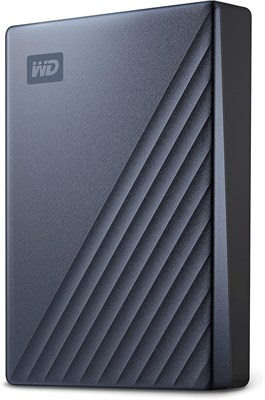 Портативный внешний жёсткий диск WD Western Digital My Passport Ultra Blue ёмкостью 5 ТБ, совместимый с USB-C и USB 3.1 — BFTM0050BBL-WESN 1000004781 - фото 520357