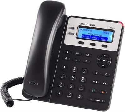 Grandstream GXP1625 Малый и средний бизнес HD IP-телефон с POE VoIP и устройством, черный 1000005139 - фото 521724
