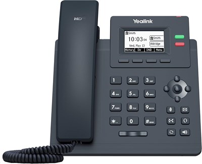 Yealink SIP-T31P IP-телефон начального уровня с питанием по Ethernet, 2 линиями, HD-голосом и 2,3-дюймовым графическим ЖК-дисплеем с подсветкой (132 x 64 пикселей) - черный 1000005149 - фото 521764