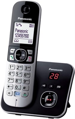 Panasonic KX-TG6821EB Одноканальный беспроводной телефон DECT с автоответчиком 1000005156 - фото 521789
