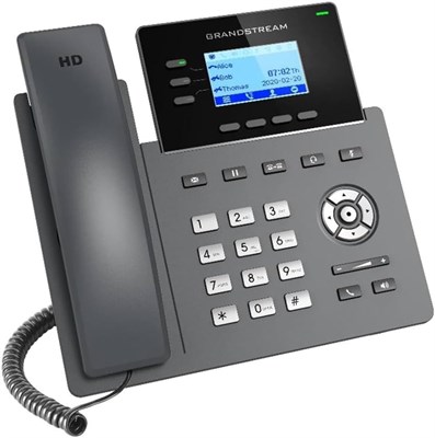 Grandstream GRP2603P 3-линейный IP-телефон, 6 SIP-аккаунтов, экран с подсветкой 132x48, HD-аудио, питание через POE 1000005167 - фото 521820