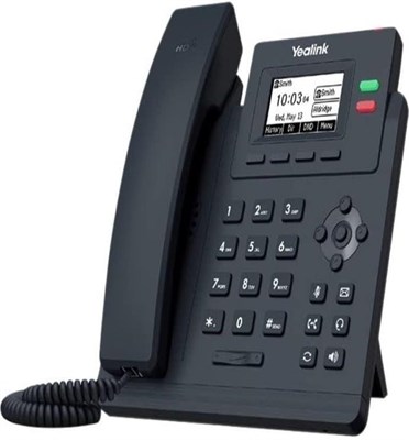 IP-телефон Yealink SIP-T31P - проводной/беспроводной - проводной - с возможностью крепления на стену - классический серый 1000005170 - фото 521832