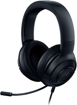 Сверхлегкая игровая гарнитура Razer Kraken: объемный звук 7.1 - Легкая оправа - Зеленая подсветка логотипа - Встроенные элементы управления звуком - Сгибаемый кардиоидный микрофон - Для ПК Один размер Rz04-02950100-R381 1000005201 - фото 521930