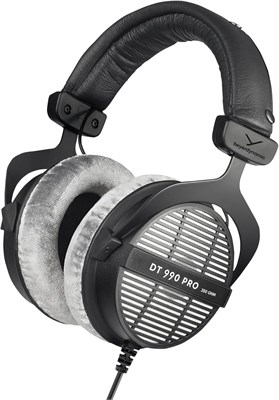 Наушники студийные полноразмерные beyerdynamic DT 990 Pro 250 Ом для сведения, мастеринга и редактирования, проводные 1000005193 - фото 521945