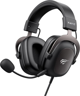 Игровые наушники Havit GAMENOTE H2002D с 53-мм объемным звуком, съемным микрофоном на 360°, регулируемым оголовьем, амбушюрами из протеиновой кожи, шумоизоляцией, проводным разъемом 3,5 мм для ПК, PS4, PS5, Xbox и мобильных устройств 1000005309 - фото 522080