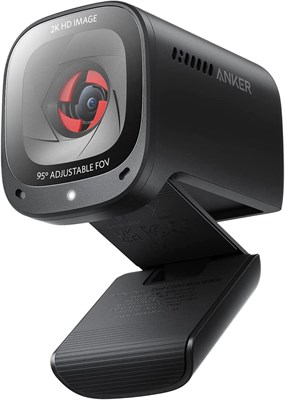Веб-камера Anker PowerConf C200 2K для Mac, веб-камера для ноутбука, камера для компьютера, с микрофонами с искусственным шумоподавлением, стереомикрофонами, регулируемым углом обзора, коррекцией слабого освещения, встроенной защитной шторкой 1000005343 - фото 522324