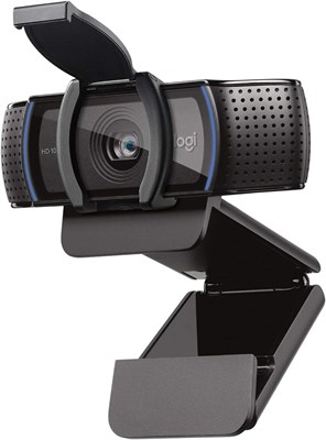 Веб-камера Logitech C920S Pro HD с защитной шторкой — широкоэкранные видеозвонки и запись, камера 1080p, веб-камера для настольного компьютера или ноутбука 1000005361 - фото 522414
