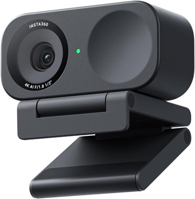 Веб-камера Insta360 Link 2 C 4K с искусственным интеллектом, матрицей 1/2 дюйма для повышенной детализации, профессиональным звуком, управлением жестами, HDR, отслеживанием с помощью искусственного интеллекта, режимом Deskview и режимом стримера — встроен 1000005378 - фото 522491