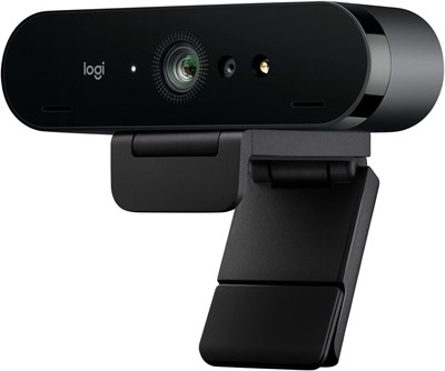 Веб-камера Logitech Brio Stream, версия для потоковой передачи Ultra HD 4K, сверхбыстрая потоковая передача 1080p/60 кадров/с, широкий регулируемый угол обзора для игр, работает со Skype, Zoom, Xsplit, YouTube, ПК/Xbox/ноутбуком — черная 1000005388 - фото 522541