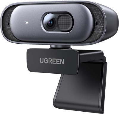 Веб-камера UGREEN 2K с защитной крышкой, двумя микрофонами с шумоподавлением, компьютерная камера 2K 30 кадров в секунду/1080P 60 кадров в секунду, автофокусировка, коррекция слабого освещения, угол обзора 91°, HD веб-камера для ноутбука, настольного комп 1000005389 - фото 522546