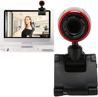 Веб-камера Goshyda Yunir с микрофоном, USB 2.0 Plug & Play, 16 Мп, HD веб-камера для компьютера, ноутбука, Skype/MSN 1000005417 - фото 522686