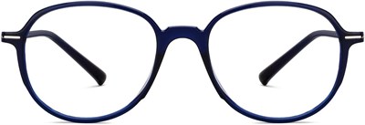LENSKART BLU | Компьютерные очки Zero Power Blue Cut | Антибликовые, лёгкие, блокируют вредное излучение | Защита от УФ-излучения | Синие | Для мужчин и женщин | Средние | LB E14792 1000005595 - фото 523560
