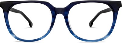 LENSKART BLU | Компьютерные очки Zero Power Blue Cut | Антибликовые, лёгкие, блокируют вредное излучение | Защита от УФ-излучения | Синие | Для мужчин и женщин | Большие | LB E16062, синие, L 1000005599 - фото 523580
