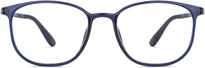 LENSKART BLU | Компьютерные очки Zero Power Blue Cut | Антибликовые, лёгкие, блокируют вредное излучение | Защита от УФ-излучения | Круглые оправы | Для мужчин и женщин | Средние | LB E13528 1000005636 - фото 523761