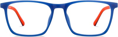 LENSKART BLU | Компьютерные очки Zero Power Blue Cut | Антибликовые, лёгкие, блокируют вредное излучение | Защита от УФ-излучения | Синие | Для мужчин и женщин | Большие | LB E16220 - C3 1000005703 - фото 524062