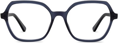 LENSKART BLU | Компьютерные очки Zero Power Blue Cut | Антибликовые, лёгкие, блокируют вредное излучение | Защита от УФ-излучения | Синие прозрачные | Для мужчин и женщин | Маленькие | LB E16060 1000005707 - фото 524082