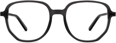 LENSKART BLU | Компьютерные очки Zero Power Blue Cut | Антибликовые, лёгкие, блокируют вредное излучение | Защита от УФ-излучения | Чёрные | Шестиугольные | Для мужчин и женщин | Маленькие | LB E16059 1000005712 - фото 524107