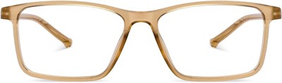 LENSKART BLU | Компьютерные очки Zero Power Blue Cut | Антибликовые, лёгкие, блокируют вредное излучение | Защита от УФ-излучения | Для мужчин и женщин | Средний размер | LB E14270, коричневый прозрачный, размер M 1000005735 - фото 524221