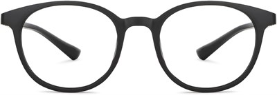 Lenskart Blu | Компьютерные очки Zero Power Blue Cut | Антибликовые, лёгкие, блокируют вредное излучение | Защита от УФ-излучения | Для мужчин и женщин | Средний размер | LB E14240-LB E13736, чёрный, размер M 1000005737 - фото 524231