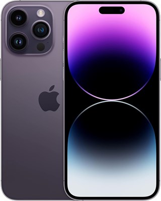 (Обновлённый) Apple iPhone 14 Pro (256 ГБ) — цвет Deep Purple 1000005966 - фото 524755