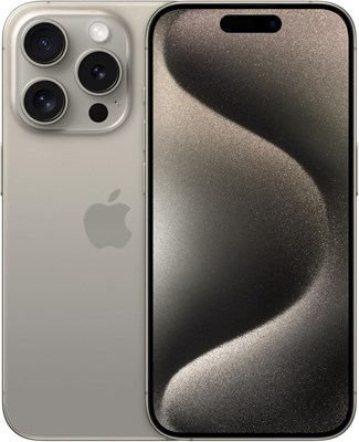 Apple iPhone 15 Pro (128 ГБ) — натуральный титан (обновлённый) 1000005970 - фото 524768