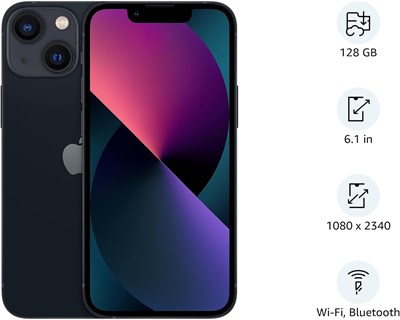 Apple iPhone 13 mini (128 ГБ) — Полночь (обновлённый) 1000005976 - фото 524794