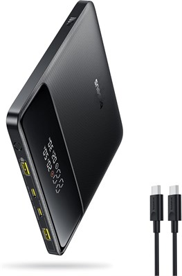 Портативное зарядное устройство для ноутбука Baseus Blade H1 мощностью 100 Вт и емкостью 20000 мА·ч, портативный внешний аккумулятор Blade Travel с функцией быстрой зарядки, 2 порта USB-C и 2 порта USB-A, аккумулятор Steam Deck для MacBook, iPad, iPhone 1 1000006184