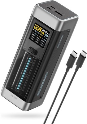 CUKTECH 20 внешних аккумуляторов, 140 Вт, 25 000 мА·ч с 3 портами, внешний аккумулятор PD3.1 с цифровым дисплеем, внешний аккумулятор для ноутбука с портом USB-C для MacBook Pro, Xiaomi, Galaxy S23, iPhone 15 Pro 1000006214