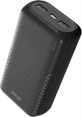 Ультратонкий внешний аккумулятор Green Lion Rome 20000 мА·ч с 2 портами USB-A, входами Type-C и Micro, длительным сроком службы аккумулятора, материалом ABS + PC, лёгким корпусом - чёрный 1000006231 - фото 525254