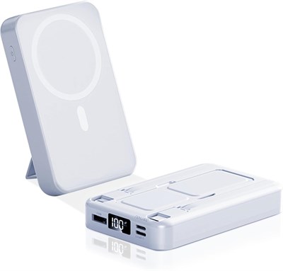 Ультратонкий внешний аккумулятор емкостью 10000 мА·ч с выходами USB-C и USB-A — компактный внешний аккумулятор со светодиодным дисплеем — портативное зарядное устройство с быстрой зарядкой для путешествий и активного отдыха 1000006233