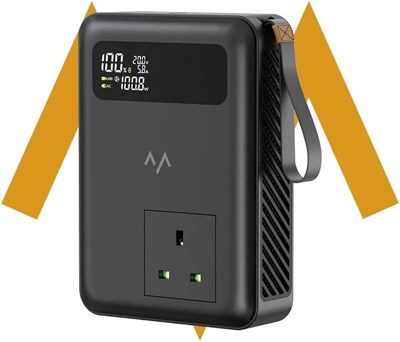 7MD All In One Power Solution Портативный внешний аккумулятор мощностью 270 Вт, выход переменного тока 27000 мАч, PD100 Вт, USB C QC, быстрая зарядка для ноутбуков и устройств |7MD-B93| 1000006235