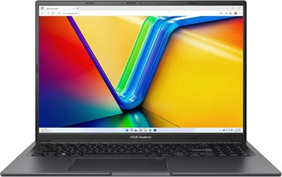 Игровой ноутбук ASUS Vivobook 16X, 16-дюймовый дисплей WUXGA с частотой обновления 120 Гц, процессор Intel Core i9-13900H, 16 ГБ оперативной памяти DDR4, SSD-накопитель на 512 ГБ, видеокарта NVIDIA GeForce RTX 4060 8 ГБ, клавиатура с планшетом, английская 1000006487 - фото 525891