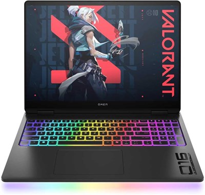 OMEN MAX Gaming Laptop 16-ah0014ne, 16" WQXGA 240Hz Display, Intel® Core™ Ultra 9-275HX, 64GB DDR5 RAM, 2TB SSD, 16GB NVIDIA® GeForce RTX™ 5080, Win11, Eng/Arb KB, Shadow black [BF7F4EA] 1000006498 - фото 525948