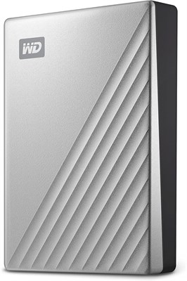 Портативный внешний жёсткий диск WD Western Digital My Passport Ultra для Mac Silver 5 ТБ BPMV0050BSL-WESN 1000006549 - фото 526215