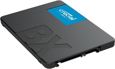 Crucial ct1000bx500ssd1 1 ТБ bx500 2,5-дюймовый последовательный ATA 3D NAND внутренний твердотельный накопитель, черный 1000006575 - фото 526334