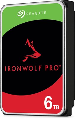 Seagate IronWolf Pro, 6 ТБ, внутренний жесткий диск Enterprise NAS – CMR 3,5 дюйма, SATA 6 Гбит/с, 7200 об/мин, кэш 256 МБ для сетевого RAID-хранилища (ST6000NT001) 1000006578 - фото 526347