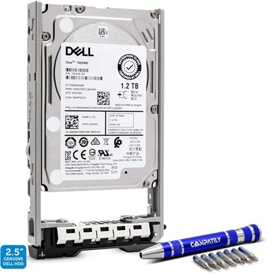 Замена жёсткого диска Dell 400-AJPD для серверов PowerEdge | 1,2 ТБ, 10 000 об/мин, SAS, 12 Гбит/с, 2,5 дюйма | Внутренний жёсткий диск корпоративного класса в лотке G13 с установочным комплектом для совместимых отвёрток 1000006594 - фото 526409