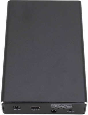 Корпус для двух жестких дисков USB C 10 Гбит/с для 2,5-дюймового твердотельного накопителя, подходящий для высокоскоростного внешнего хранилища данных для систем видеонаблюдения и резервного копирования. 1000006606 - фото 526458