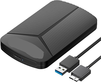 Портативный жесткий диск NALACAL, корпус для жесткого диска 2,5 дюйма — USB 3.0 на SATA III, корпус для HDD/SSD без инструментов, 7 мм, с UASP, поддерживает до 4 ТБ, черный 1000006618 - фото 526514